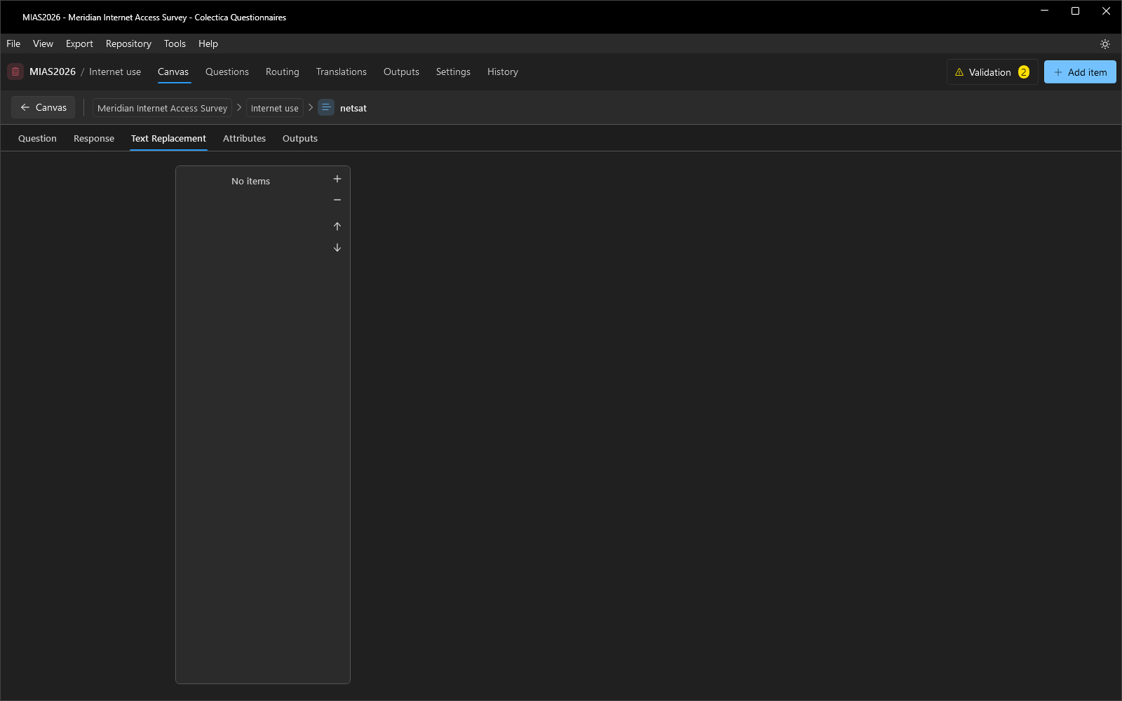 The Text Replacement tab listing fill tokens